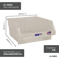 Clear Stor-Pak Bins