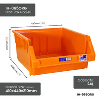 Orange Stor-Pak Bins