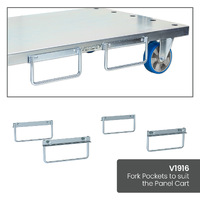 Panel Cart With Adjustable Load Bars