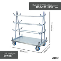 A Frame Panel Carts (Polyurethane Wheels)