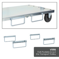 Transport Trolley with Storage Tray (Polyurethane Castors)