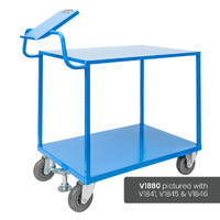 2 Tier Steel Trolley