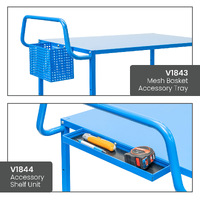 2 Tier Steel Tub Trolley