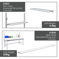 Ergonomic Industrial Packing Workbench (with back panel starter kit)