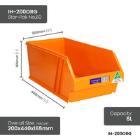 Orange Stor-Pak Bins