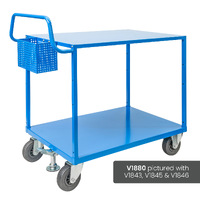 2 Tier Steel Trolley