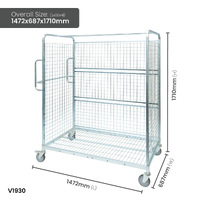 1910 Series - Open Front Cage Trolley