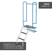 5 Tier Steel Trolley