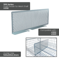 1910 Series - Fully Lockable Cage Trolley with Doors and Roof