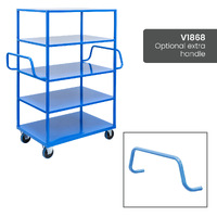 5 Tier Steel Trolley