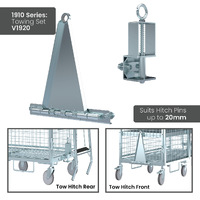 1910 Series - Fully Lockable Cage Trolley with Doors and Roof