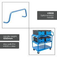 3 Tier Steel Multi-Tub Trolley