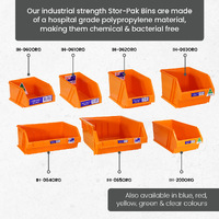 Orange Stor-Pak Bins