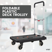 Foldable Plastic Deck Trolley