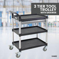 3 Tier Tool Trolley (with drawer)