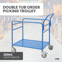 Double Tub Order Picking Trolley