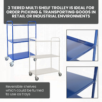 Tall Multi Shelf Trolleys