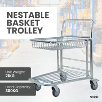 Nestable Basket Trolley