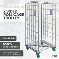 2 Sided Roll Cage Trolley