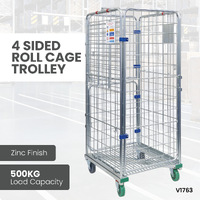 4 Sided Roll Cage Trolley