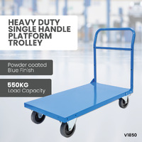 Heavy Duty Single Handle Platform Trolley