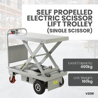 Self Propelled Electric Scissor Lift Trolley (single scissor)