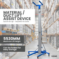 Material / Duct Lift Assist Device