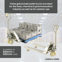 2000kg Galvanised Pallet Trucks