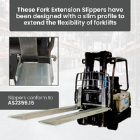 Fork Extension Slippers / Tines - Zinc Plated