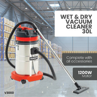 30L Wet/Dry Vacuum Cleaner