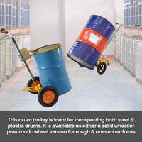 Steel & Plastic Drum Trolley