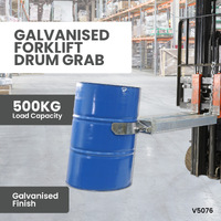 Galvanised Forklift Drum Grab