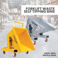 Forklift Waste Self Tipping Bins