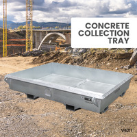 Galvanised Concrete Collection Tray