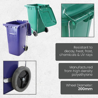 Foot Pedal Wheelie Bins