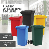 Plastic Wheelie Bins - 240 Litre