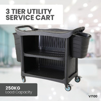 3 Tier Utility Service Cart