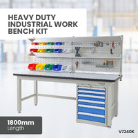 Heavy Duty Industrial Work Bench Kit 1800mm long