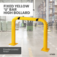 Fixed Safety Bollards - U Bar high