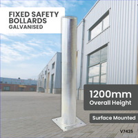 Galvanised Safety Bollards (Concrete Fillable)