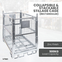 Collapsible & Stackable Stillage Cage (Rectangular)