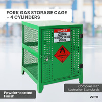 Fork Gas Storage Cage - 4 Cylinders