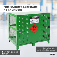 Fork Gas Storage Cage - 6 Cylinders