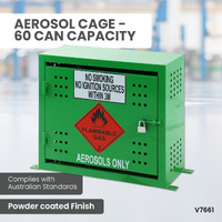 Aerosol Cage - 60 Can Capacity