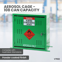 Aerosol Cage - 108 Can Capacity