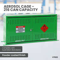 Aerosol Cage - 216 Can Capacity (Horizontal)