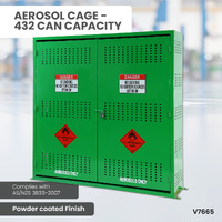 Aerosol Cage - 432 Can Capacity