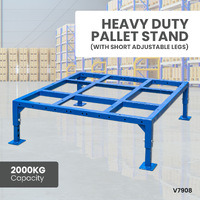 Heavy Duty Pallet Stand (with Short Adjustable Legs)