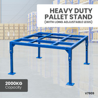 Heavy Duty Pallet Stand (with Tall Adjustable Legs)