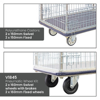 Extra Large Prestige Platform Trolley (with cage)